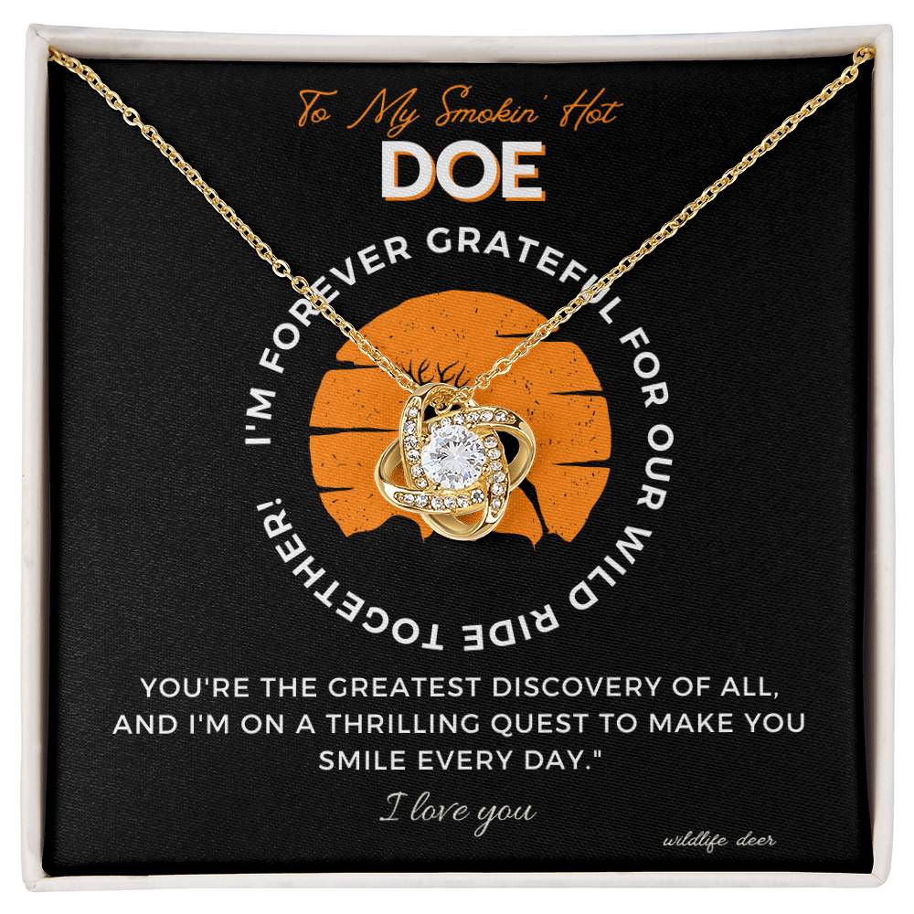 My Smokin' Hot Doe Soulmate Love Knot Necklace