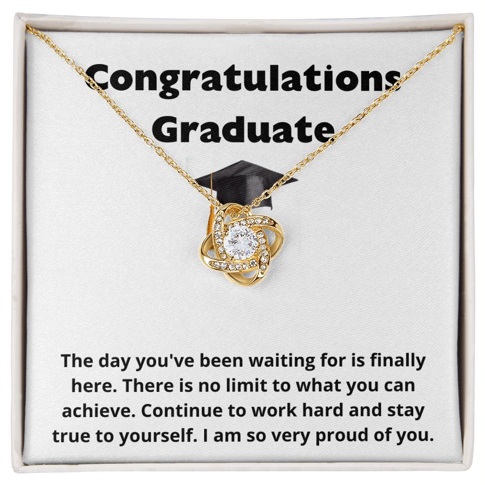 Congratulations Graduate ~ I am So Very Proud of You ~14K  White Gold