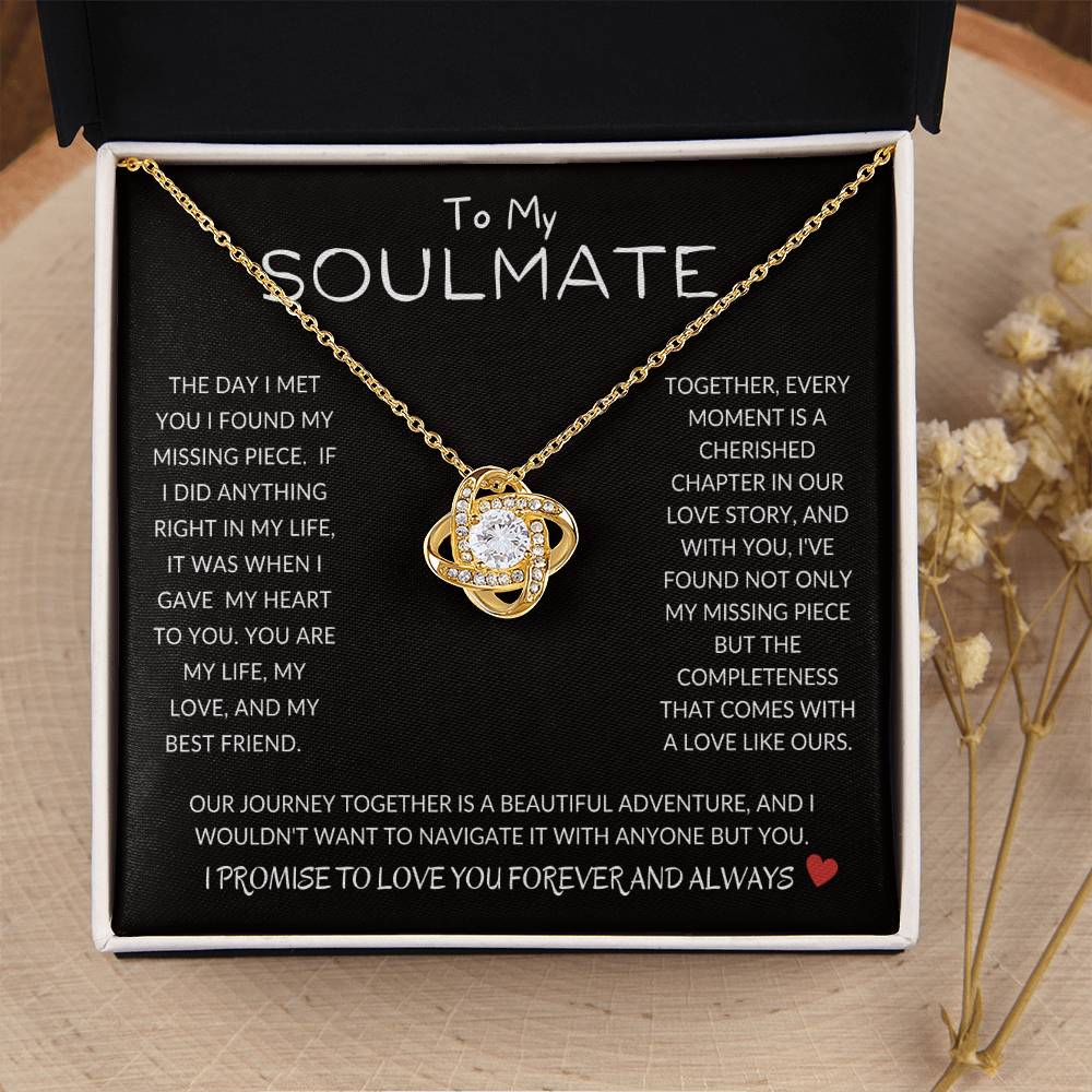 Soulmate Necklace Gift, Birthday, Anniversary, Gifts for Her