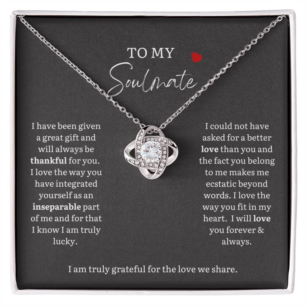 Soulmate Necklace, Gifts for Her, Anniversary, Birthday