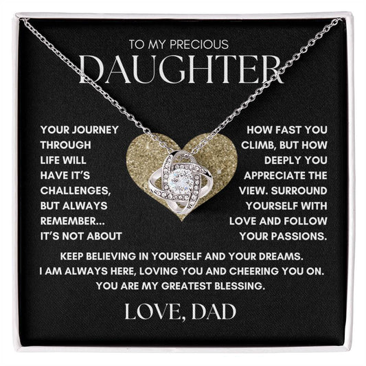 To My Precious Daughter Love Dad, Gifts for Her, Birthday Gifts, Christmas