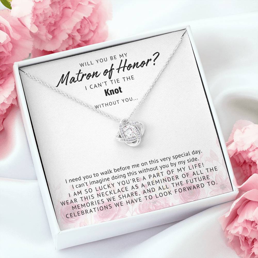 Wedding Party Gift Necklace for Her, Gift for Her,  Matron Of Honor Gift , Bridal Party Gifts