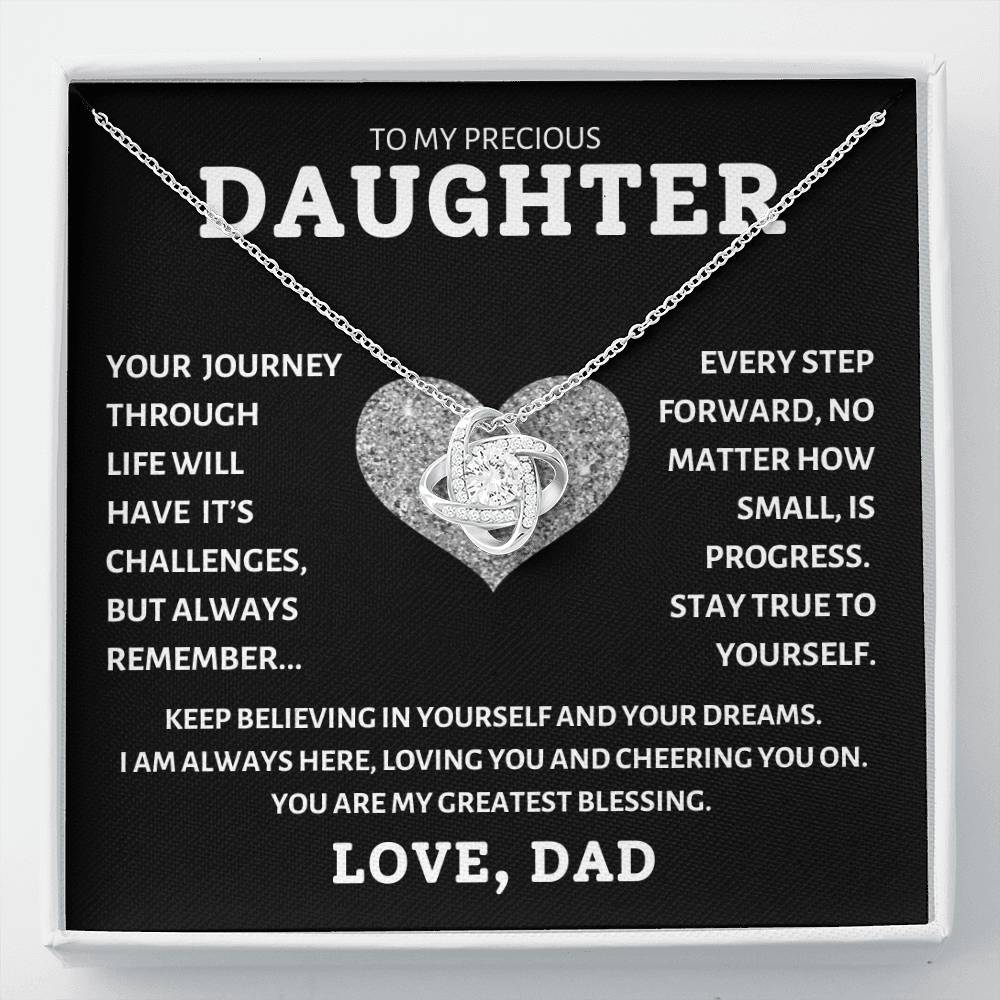 To My Precious Daughter Love Dad, Birthday Gifts for Daughter, Christmas Gifts