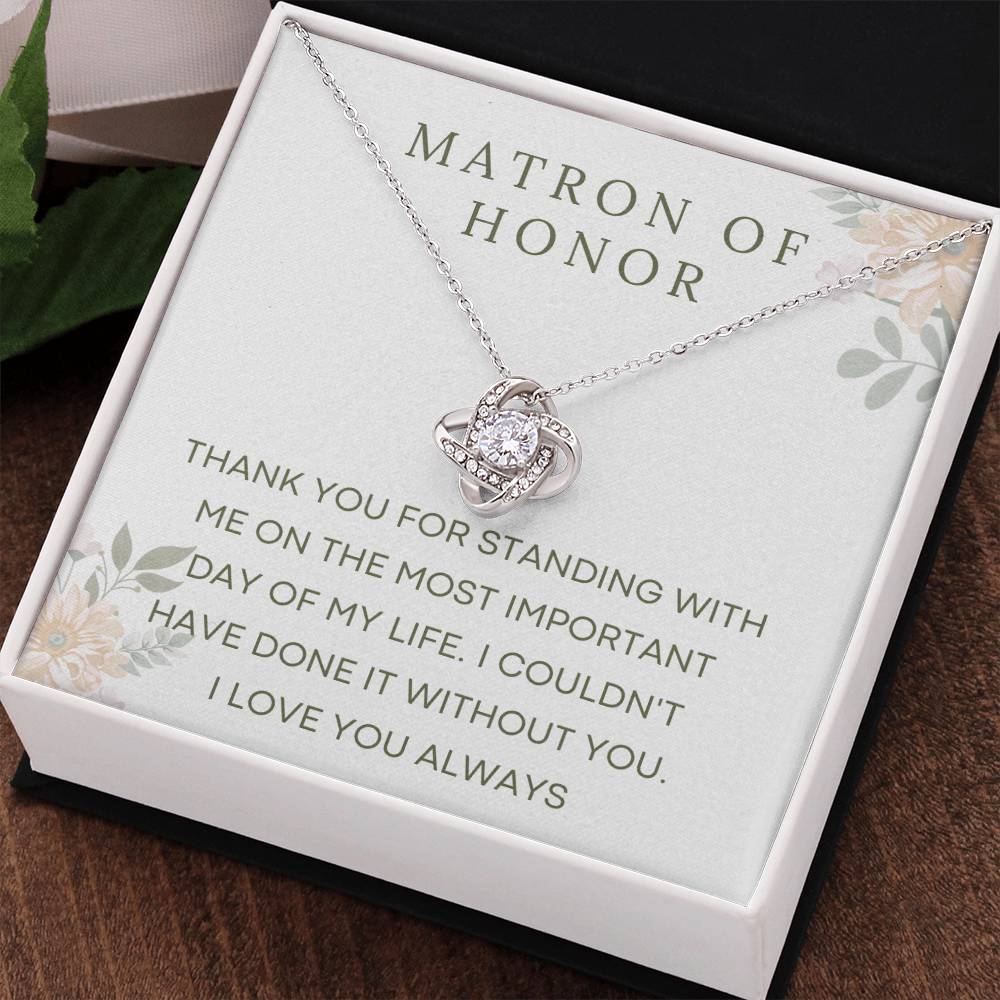 Wedding Party Gift Necklace for Her, Gift for Her, Matron of Honor Gift, Bridal Party