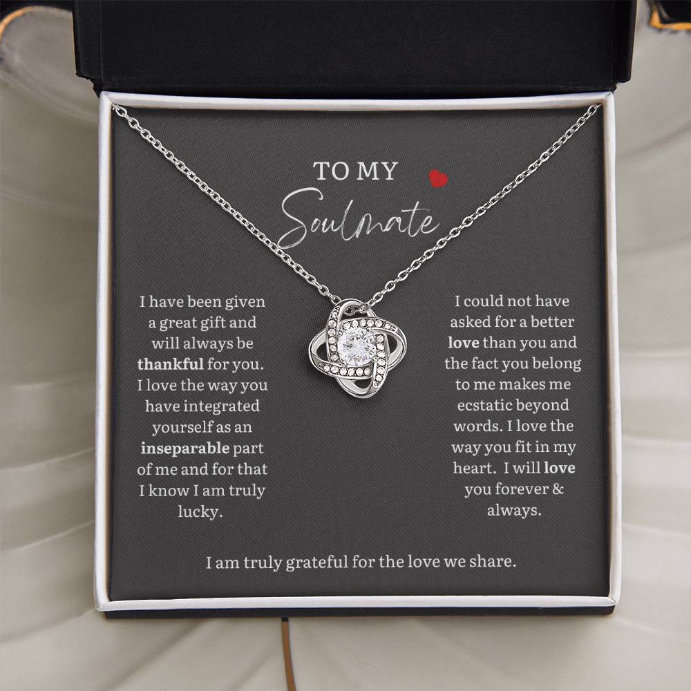 Soulmate Necklace, Gifts for Her, Anniversary, Birthday