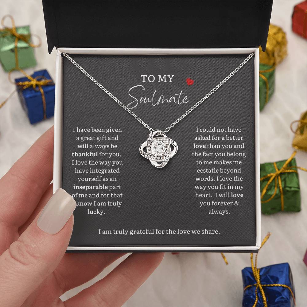 Soulmate Necklace, Gifts for Her, Anniversary, Birthday