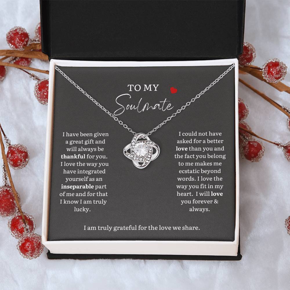 Soulmate Necklace, Gifts for Her, Anniversary, Birthday