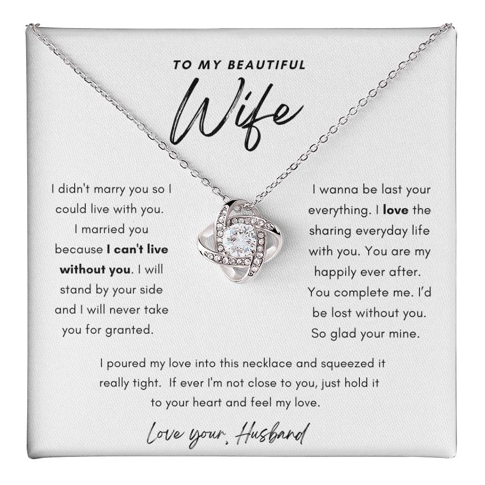 Wife Necklace for Her, Gifts for Her, Birthday Gift, Anniversary Gift