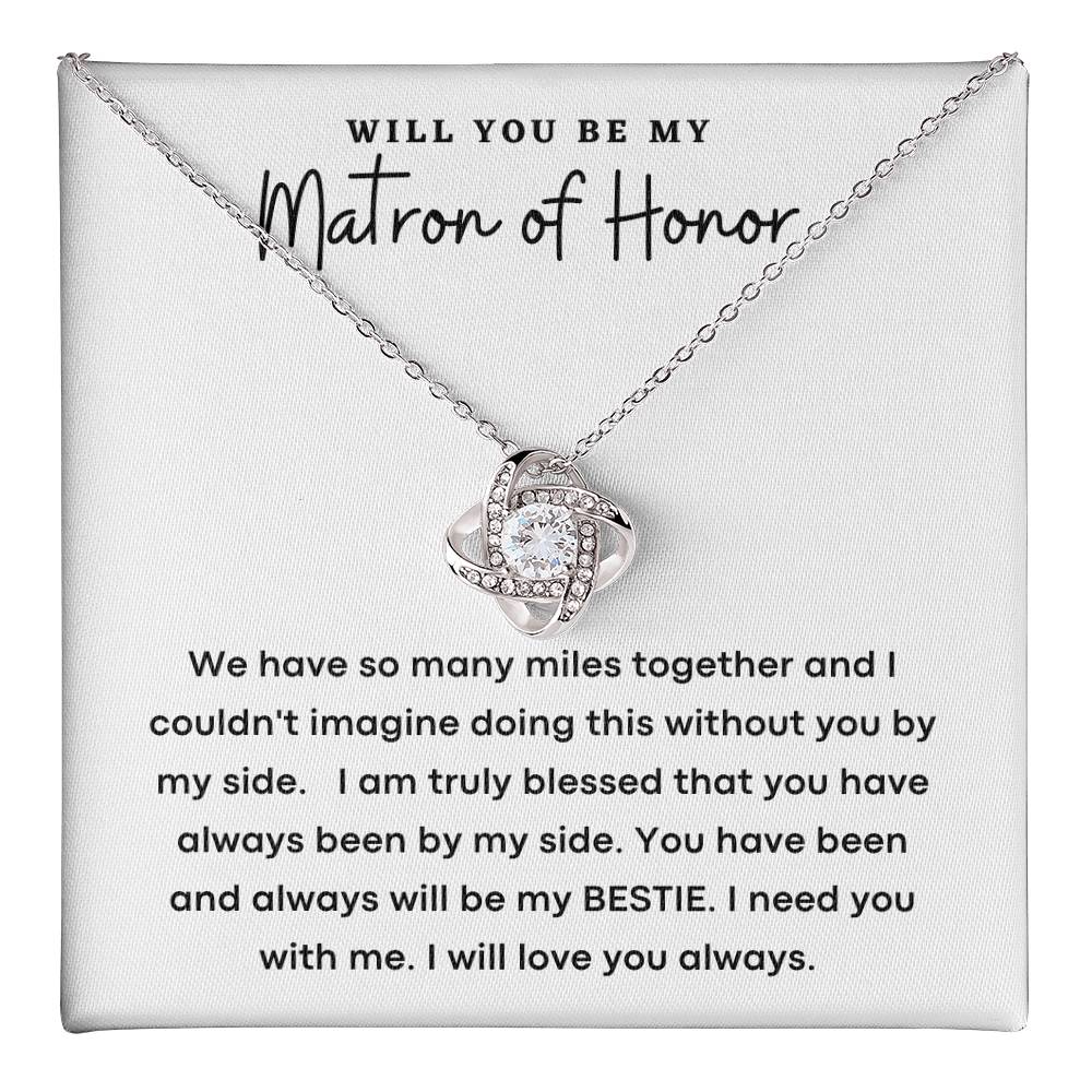 Wedding Party Gift Necklace for Her, Gift for Her,  Matron Of Honor Gift