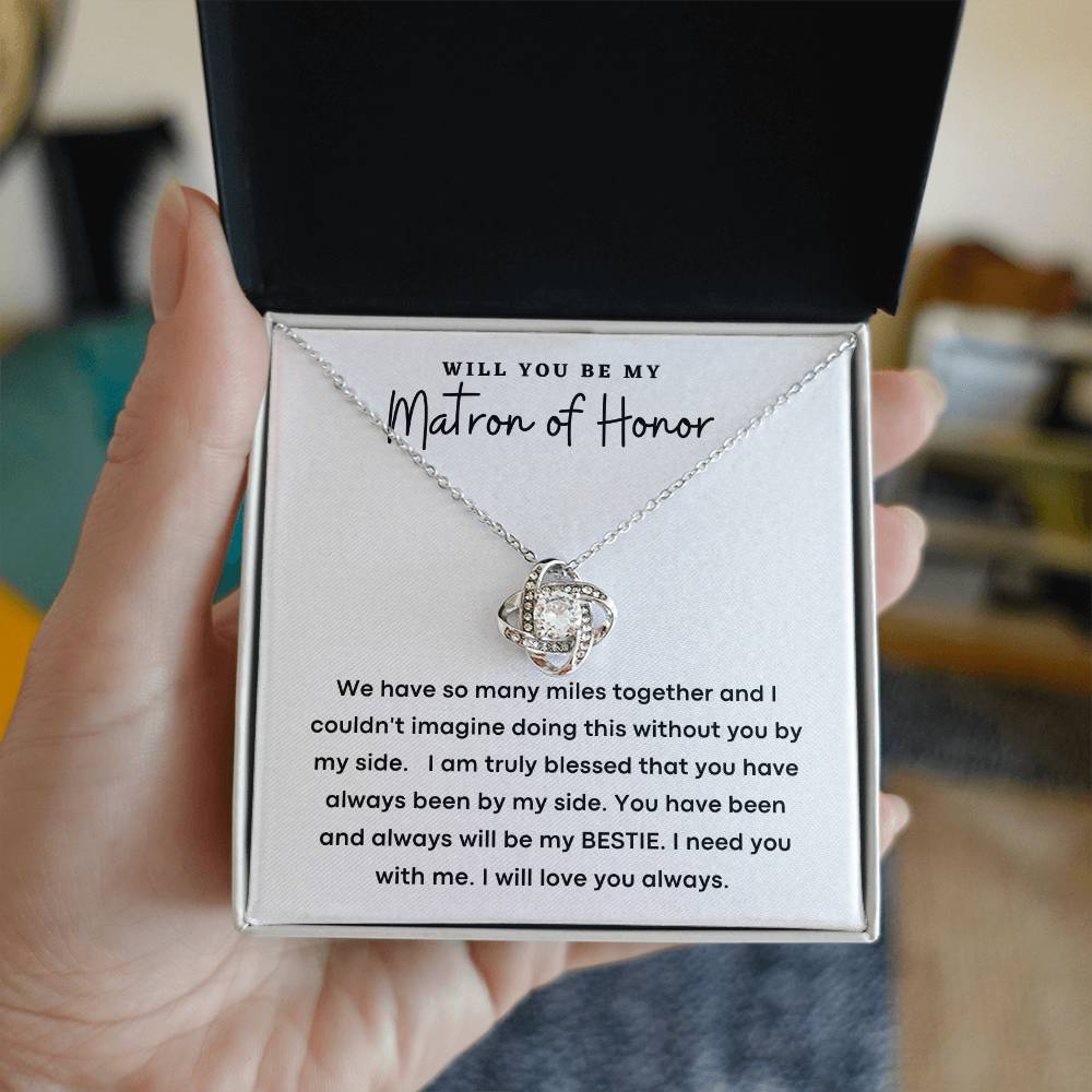 Wedding Party Gift Necklace for Her, Gift for Her,  Matron Of Honor Gift