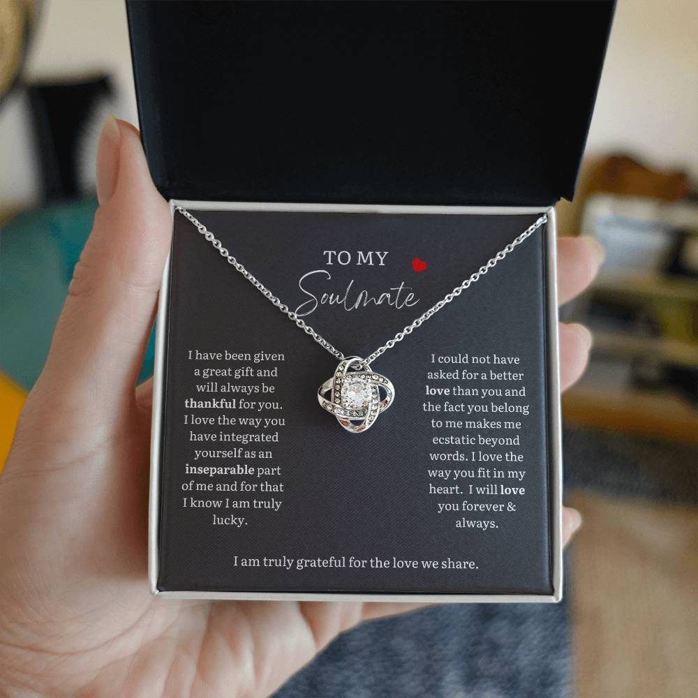 Soulmate Necklace, Gifts for Her, Anniversary, Birthday