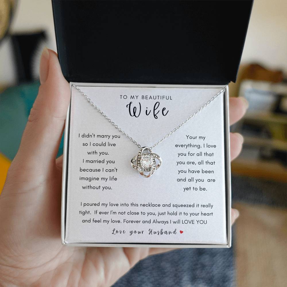 Wife Necklace Necklace for Her, Gifts for Her, Birthday Gift, Anniversary Gift