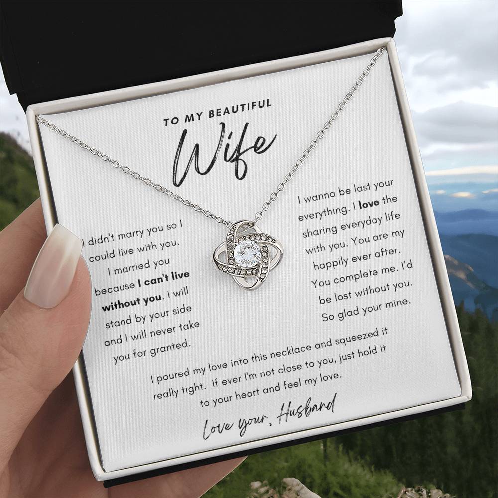 Wife Necklace for Her, Gifts for Her, Birthday Gift, Anniversary Gift