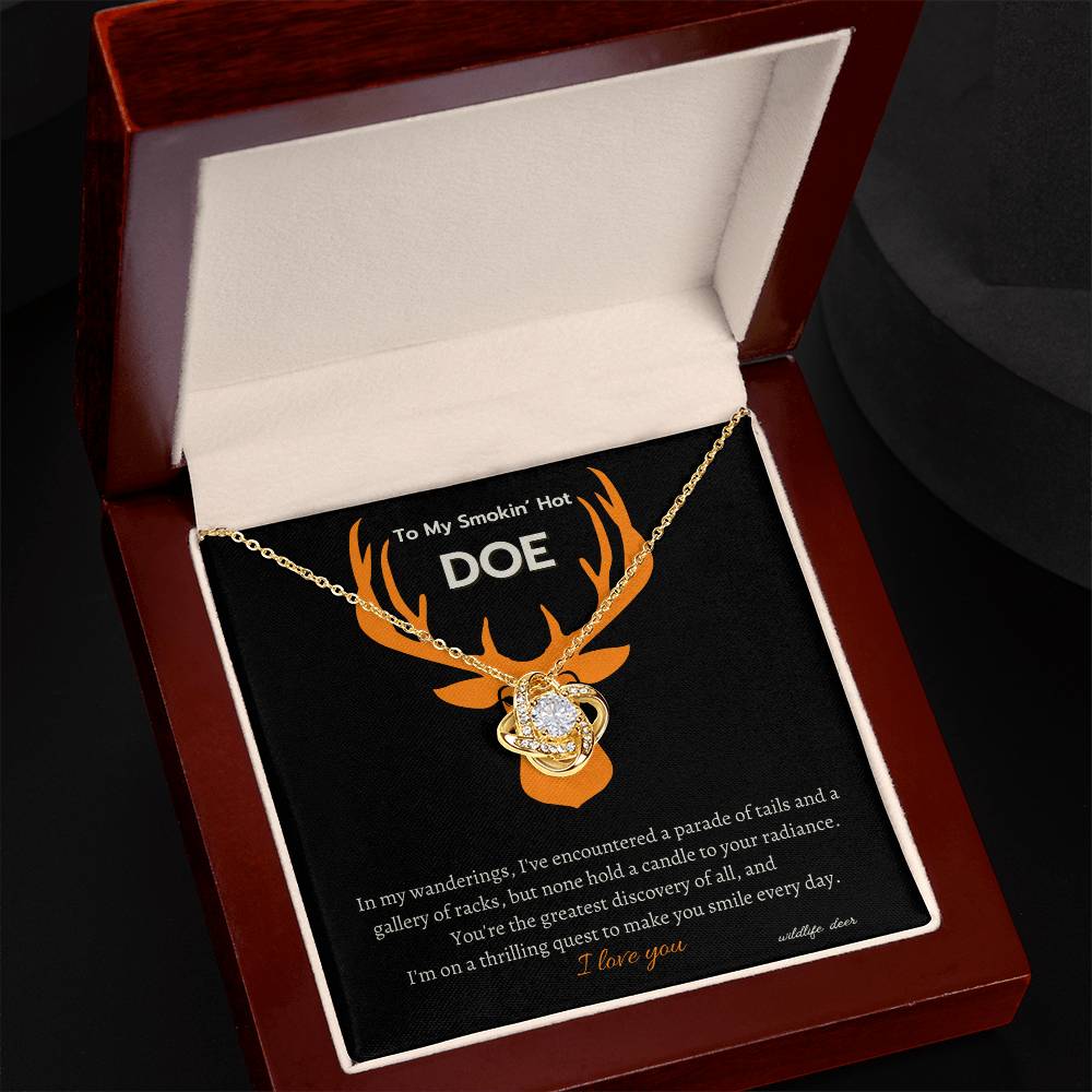 Smokin' Hot Doe Soulmate Necklace, Girlfriend Necklace, Wife Christmas Gift, Necklace for Girlfriend, Anniversary Gift for Her