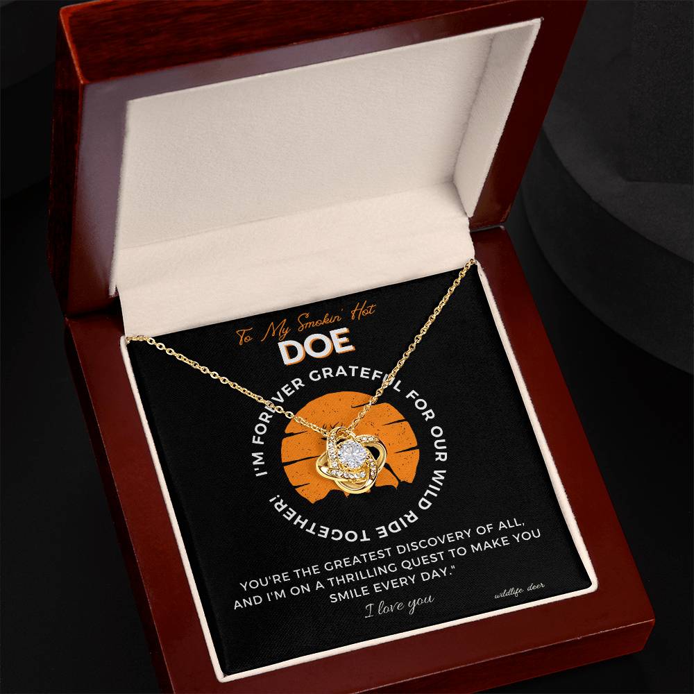 My Smokin' Hot Doe Soulmate Love Knot Necklace