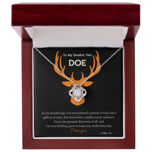 Smokin' Hot Doe Soulmate Necklace, Girlfriend Necklace, Wife Christmas Gift, Necklace for Girlfriend, Anniversary Gift for Her