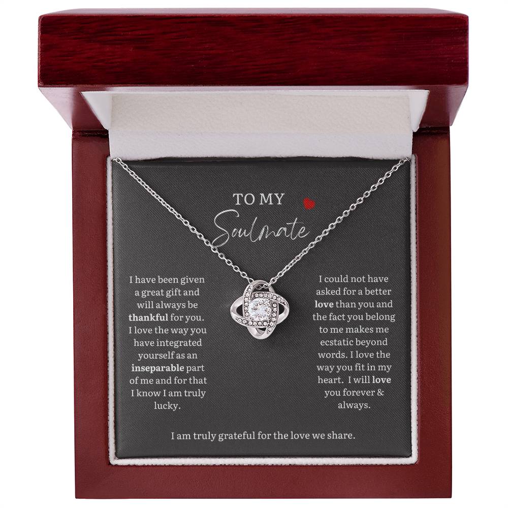 Soulmate Necklace, Gifts for Her, Anniversary, Birthday
