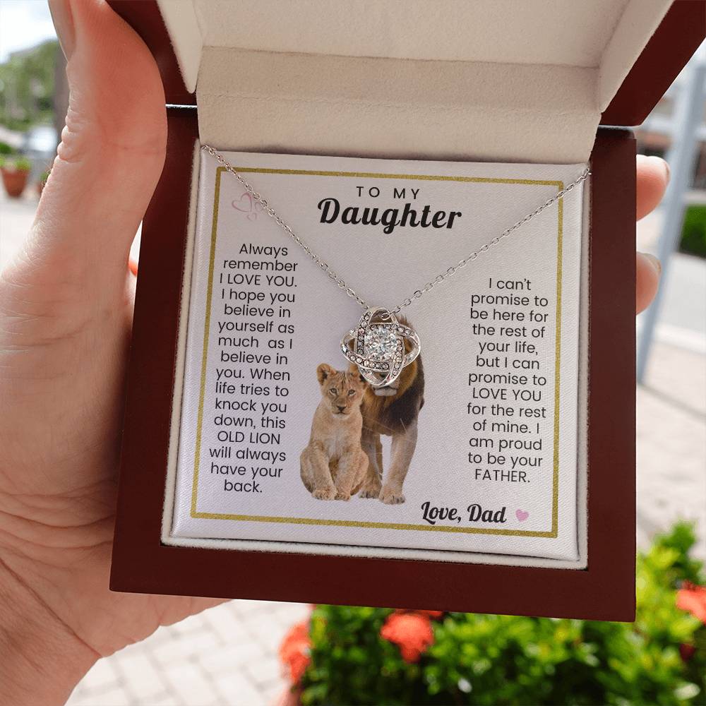 To My Daughter Necklace, Gift For Daughter From Dad, Birthday Gift, Gifts for Her