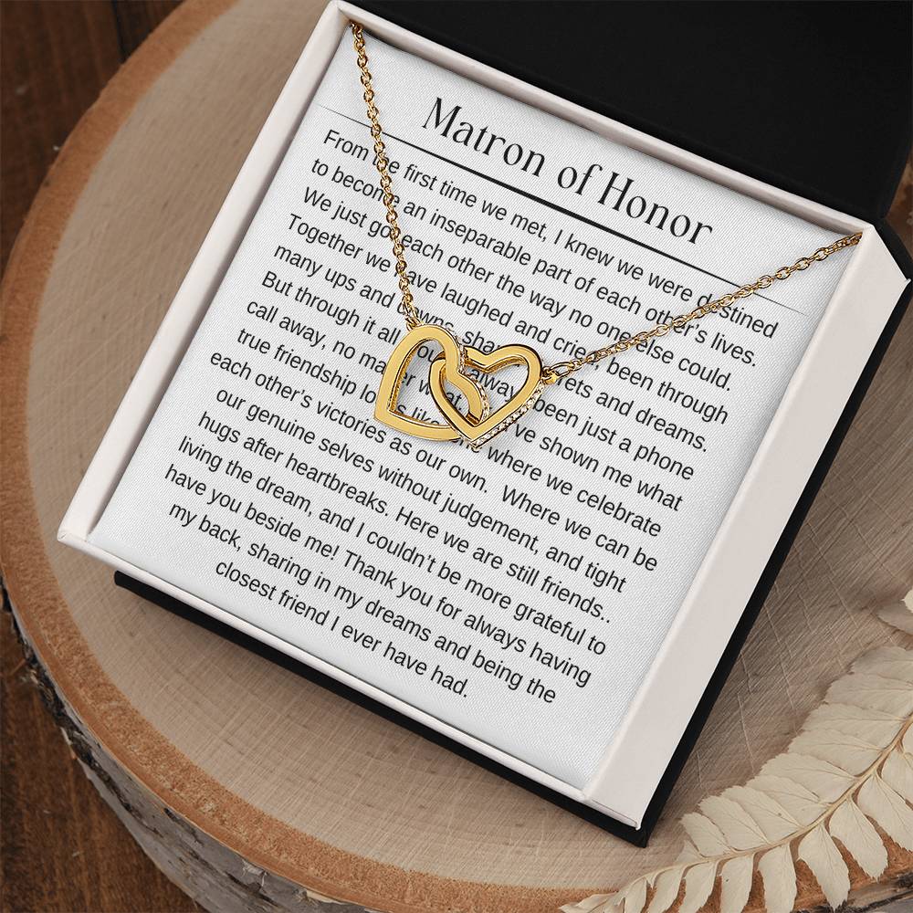 Matron of Honr Necklace, Gifts for her, Bridal Party Gifts