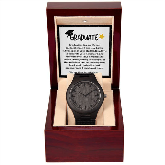 Graduation Gift Wooden Watch
