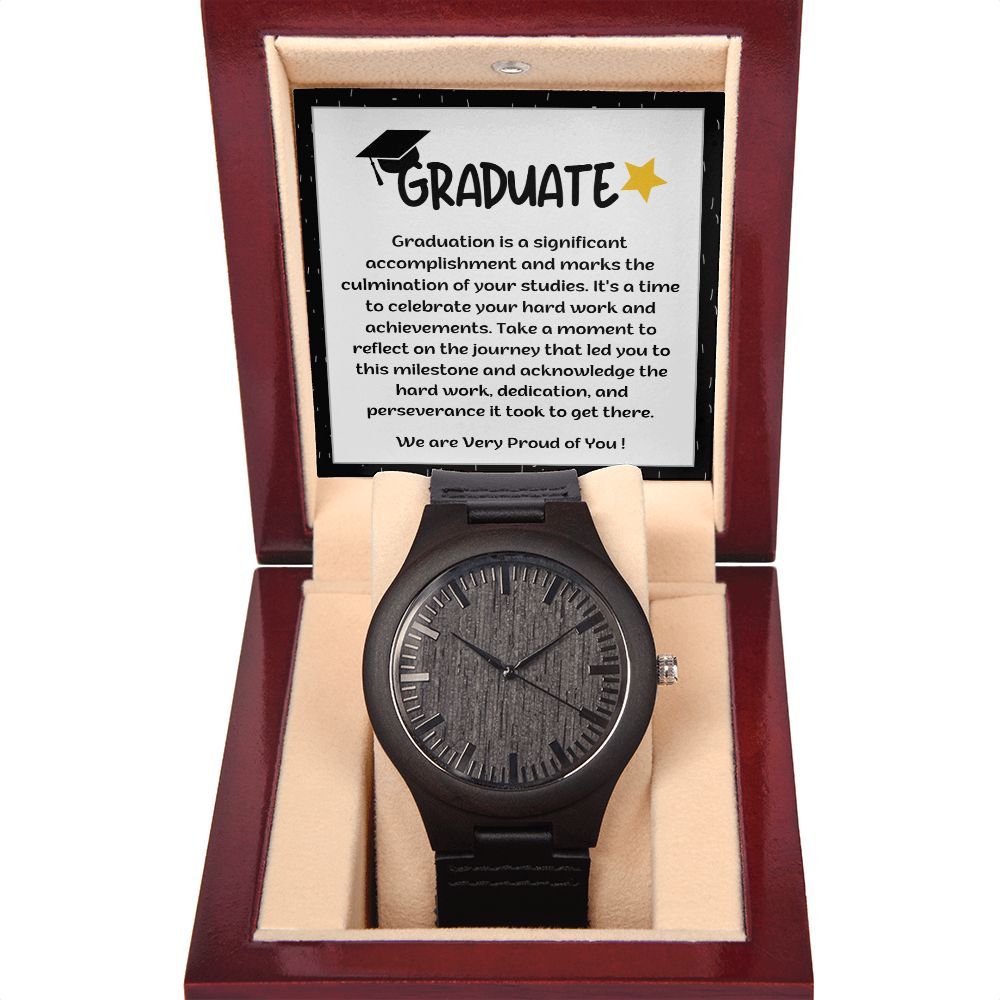 Graduation Gift Wooden Watch