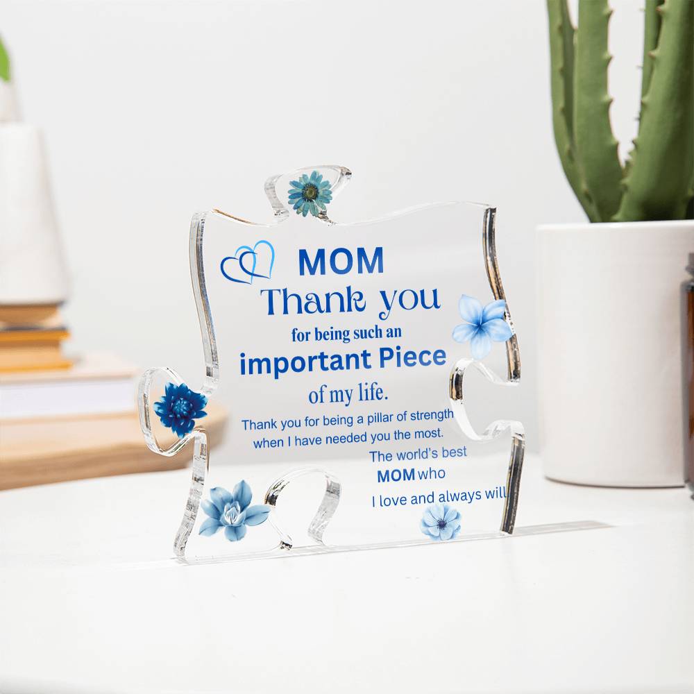 Mom Gift Ideas, Acrylic Gift Plaque, Gift's for Her