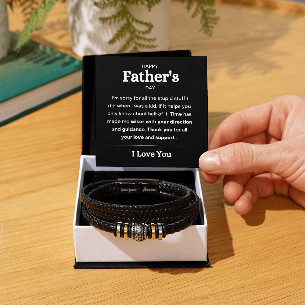fathers day gift bracelet mens fashion for men