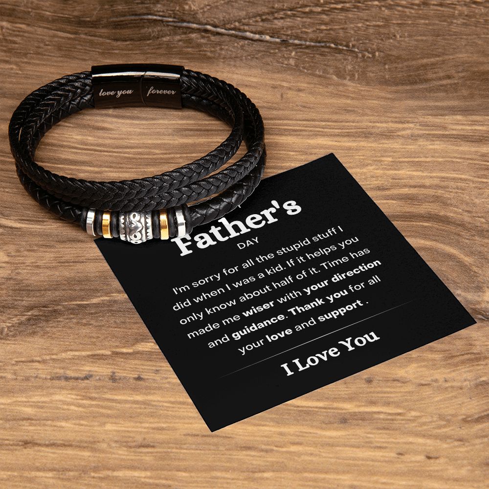 fathers day gift bracelet mens fashion for men