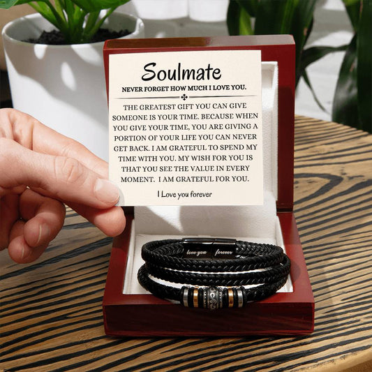 Soulmate |  Stainless Steel and Vegan Leather