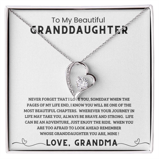 To My Beautiful Granddaughter - {Almost sold out}