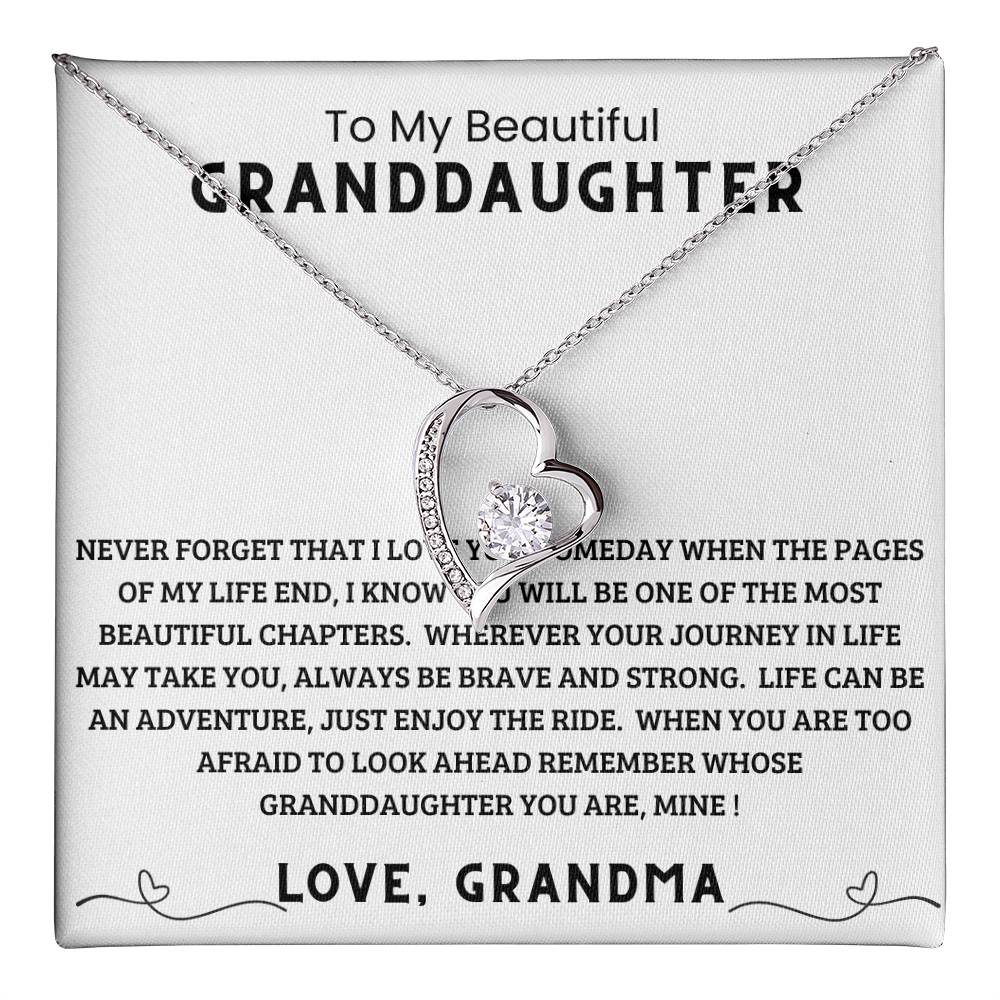 To My Beautiful Granddaughter - {Almost sold out}