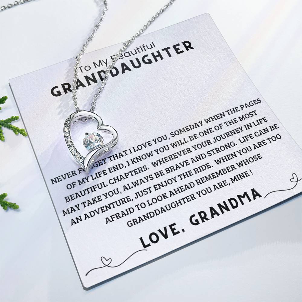 To My Beautiful Granddaughter - {Almost sold out}