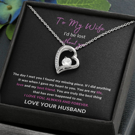 To My Wife Pendant From Husband Birthday Anniversary Gifts