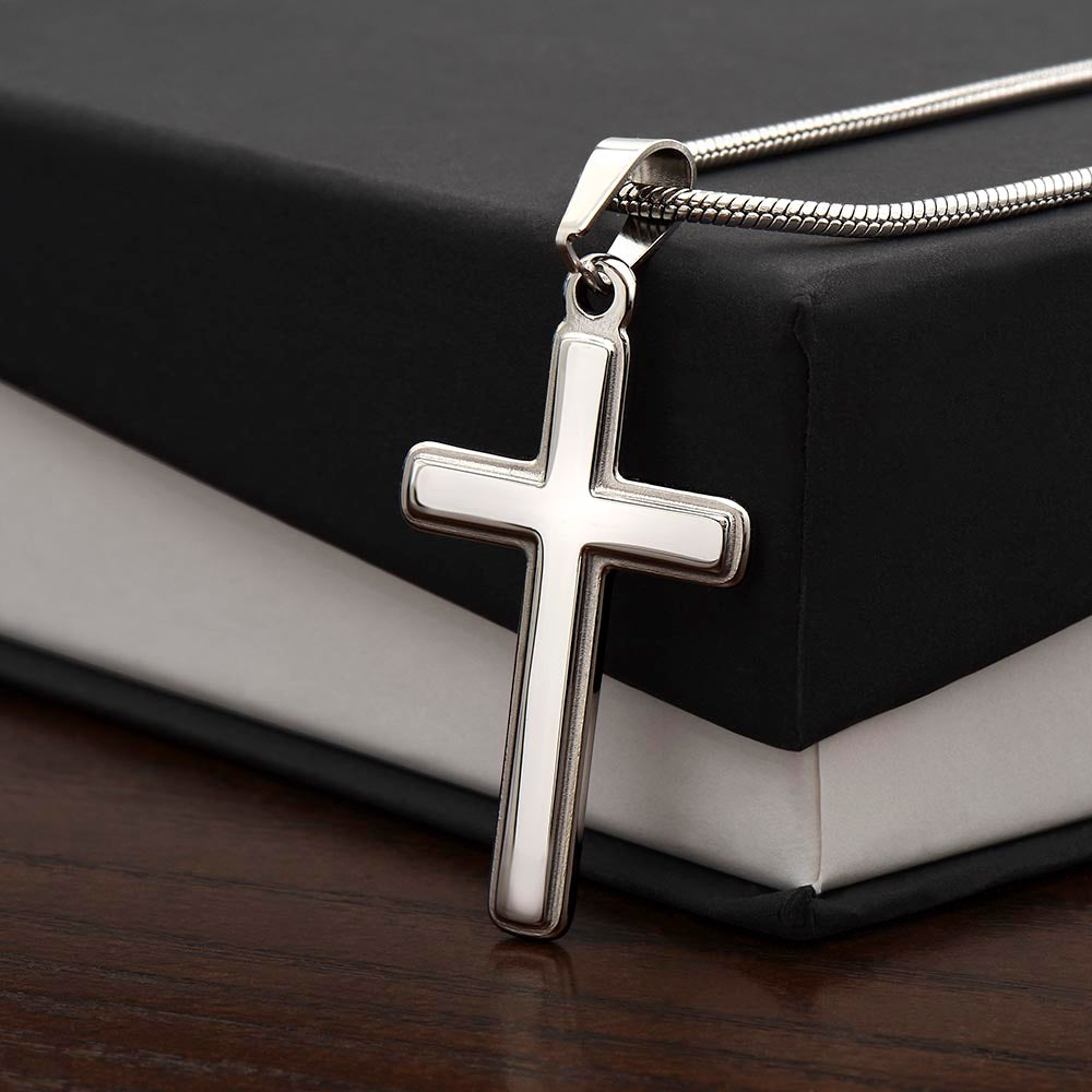 To My Son ~ Always in mine ~ Stainless Steel Cross