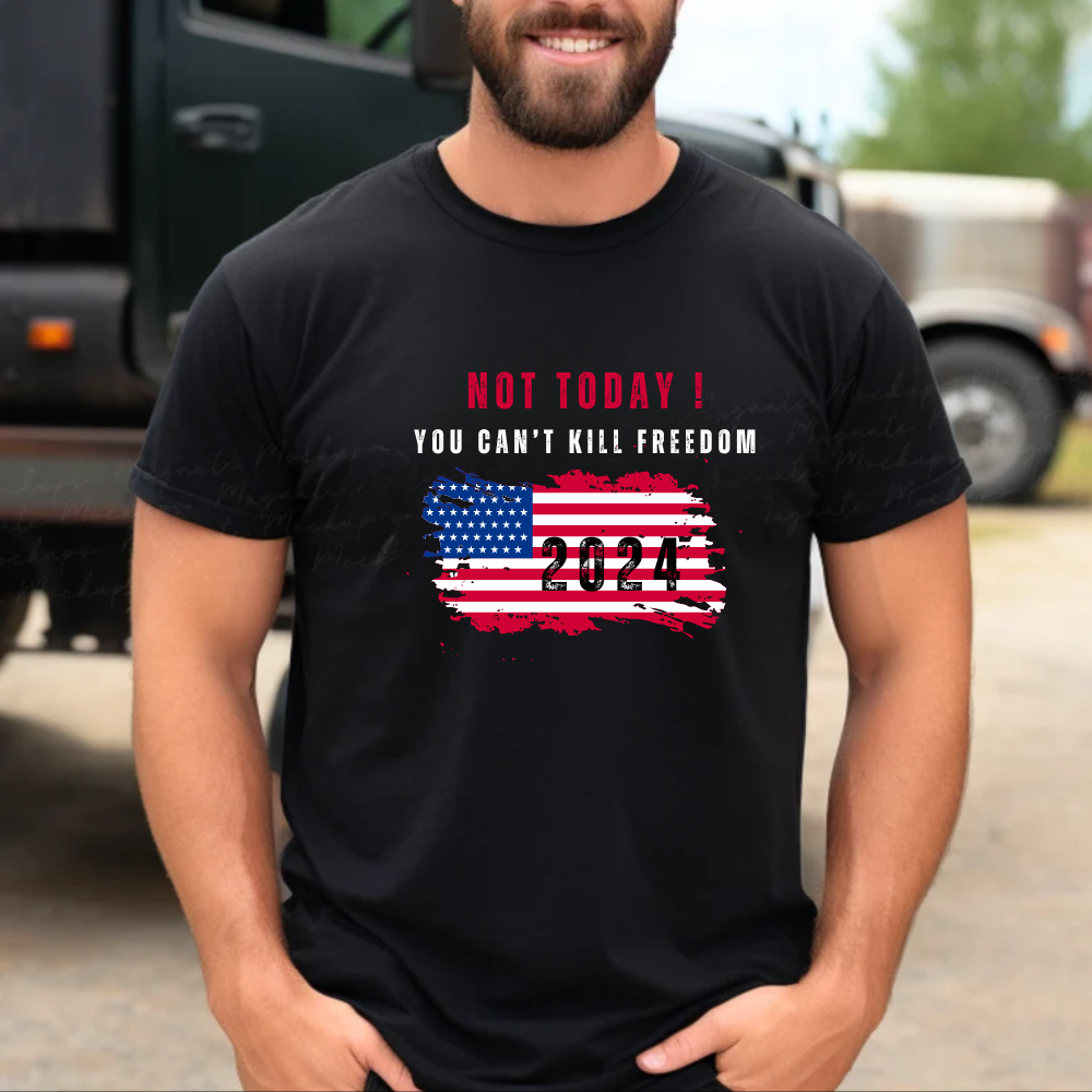 You can't Kill Freedom 2024 , Maga Tee Short Sleeve T-Shirt