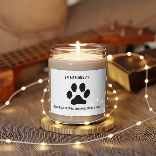 In Memory of Our Furever Friend / Scented Soy Candle, 9oz