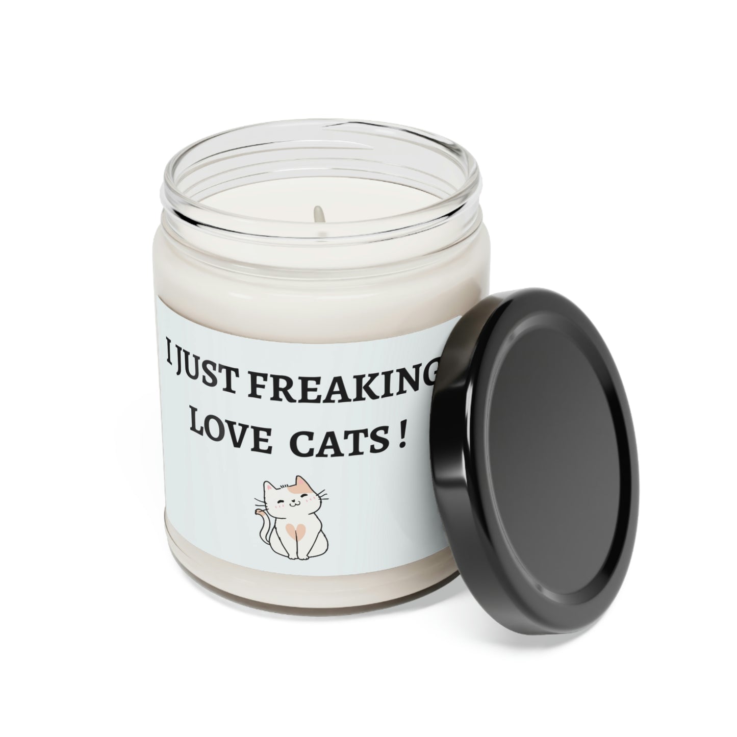 Freaking Love Cats ... Scented Soy Candle, 9oz
