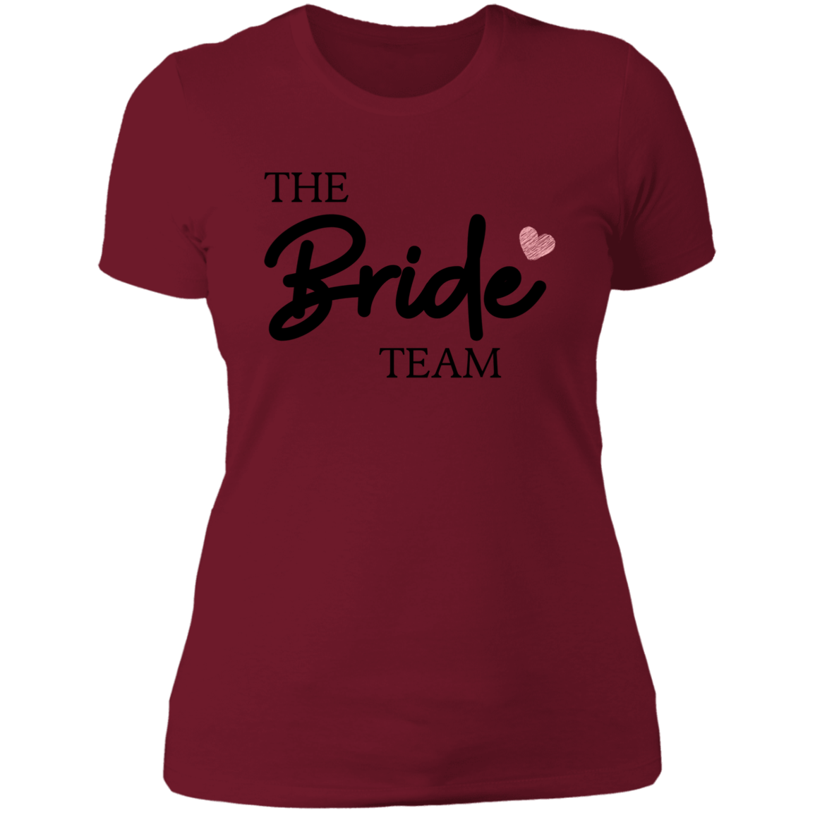 The Bride Team Ladies T-shirt, Wedding T-shirt, Wedding Attire, Gift for Her