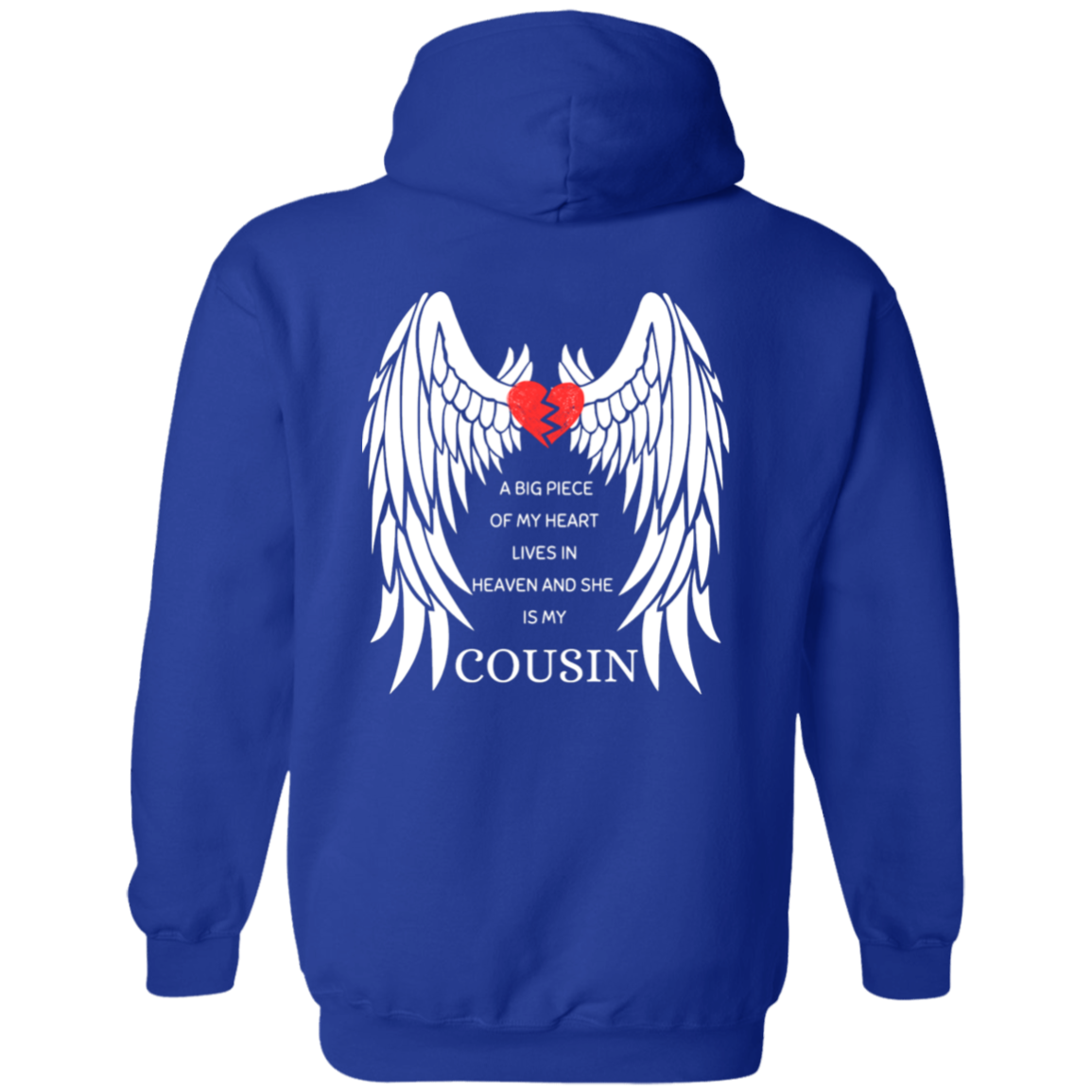 Cousin Guardian Angel Hoodie, Keepsake Cousin Gift