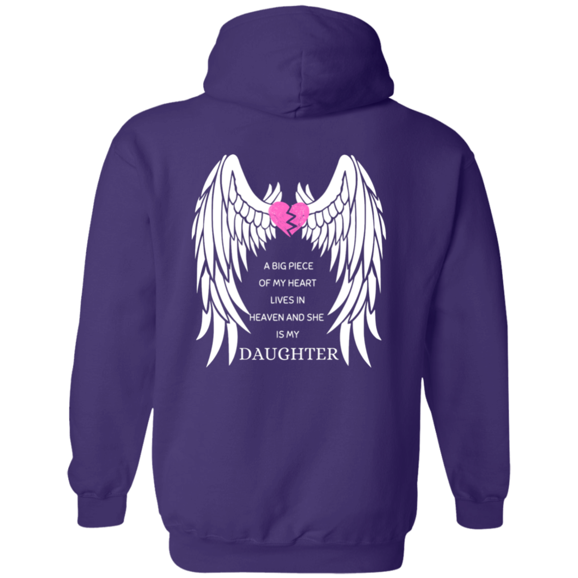 Daughter Guardian Angel Hoodie, Keepsake Daughter Gift