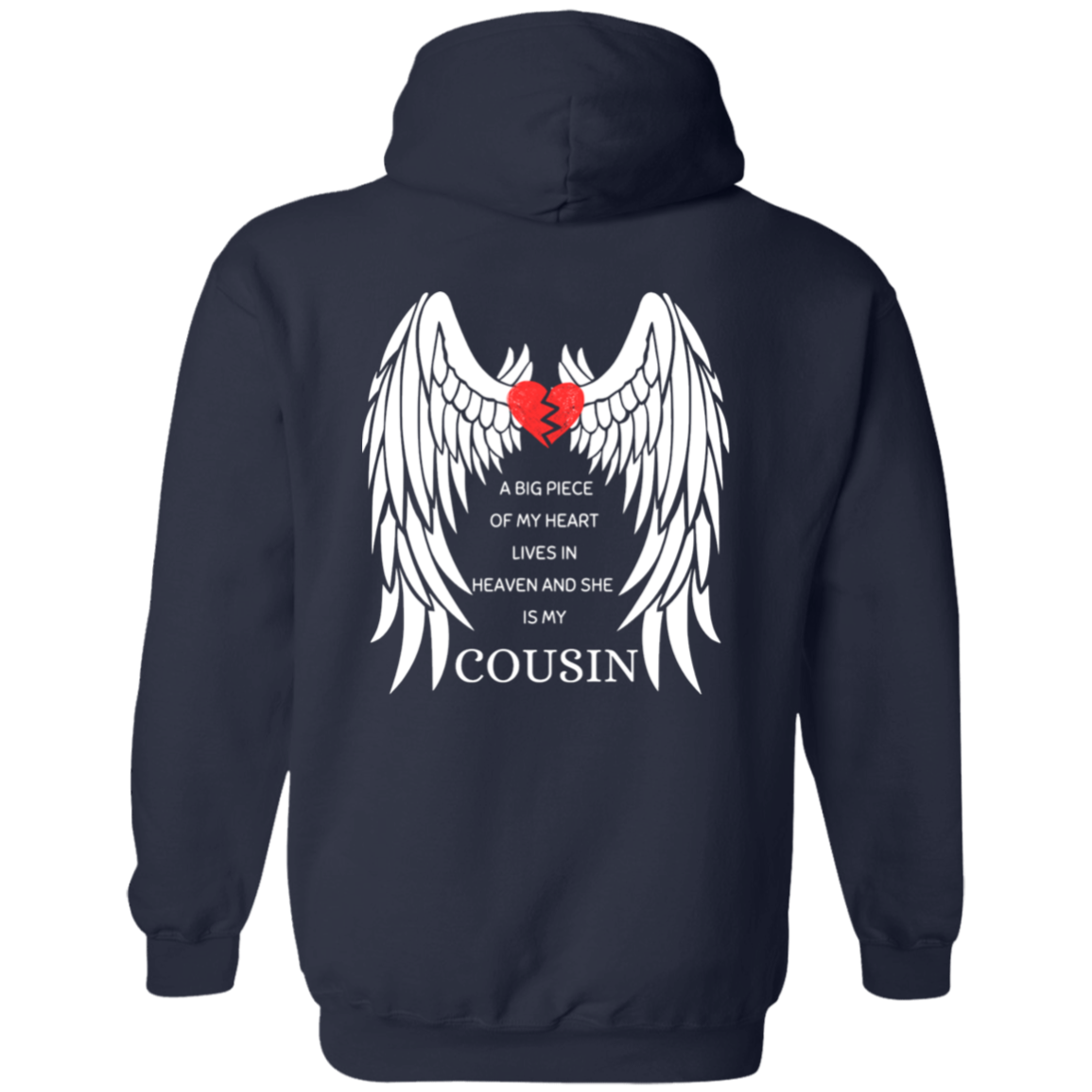 Cousin Guardian Angel Hoodie, Keepsake Cousin Gift