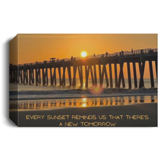 New Tomorrow Sunset /Deluxe Landscape Canvas