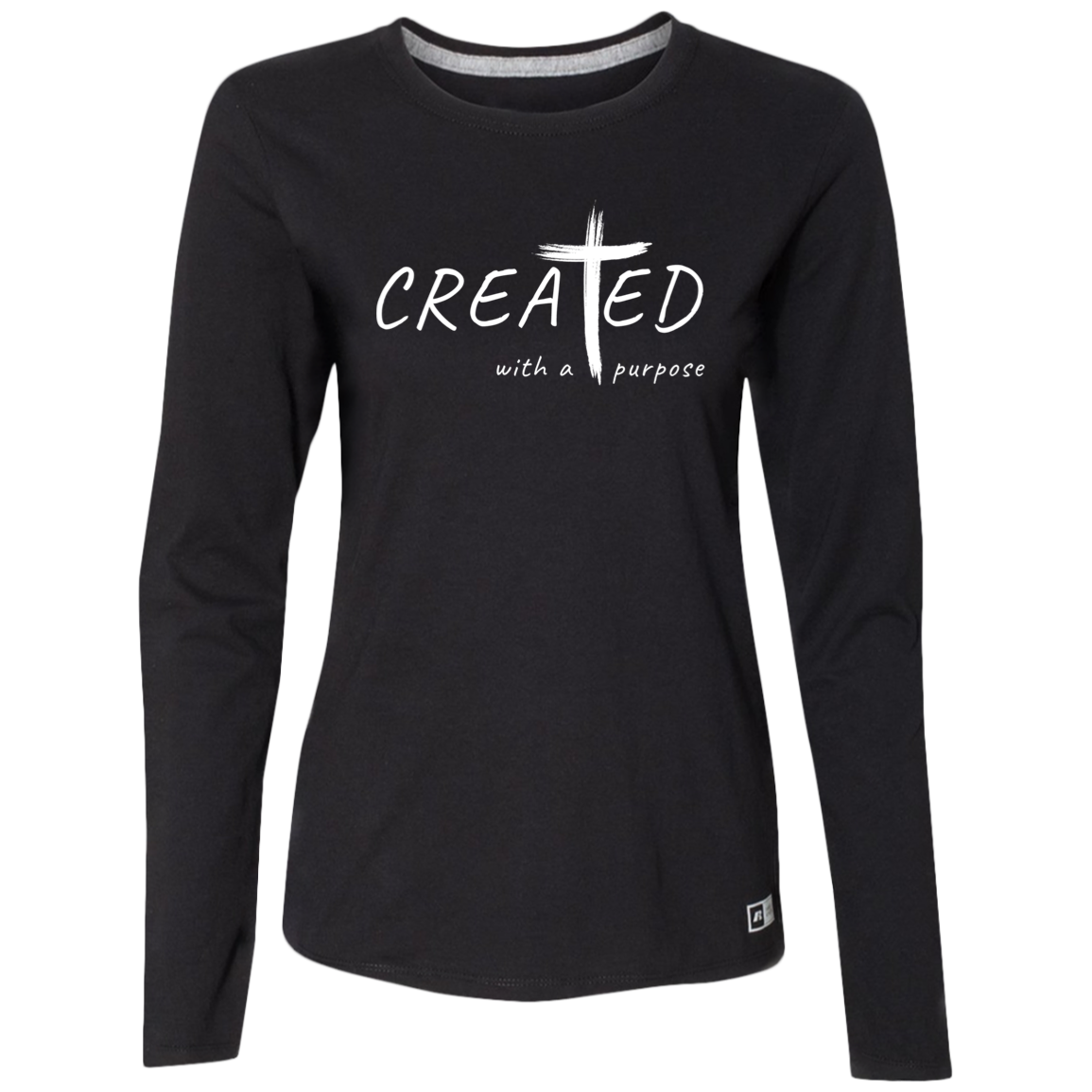 Created With A Purpose ~ Ladies’ Essential Dri-Power Long Sleeve Tee