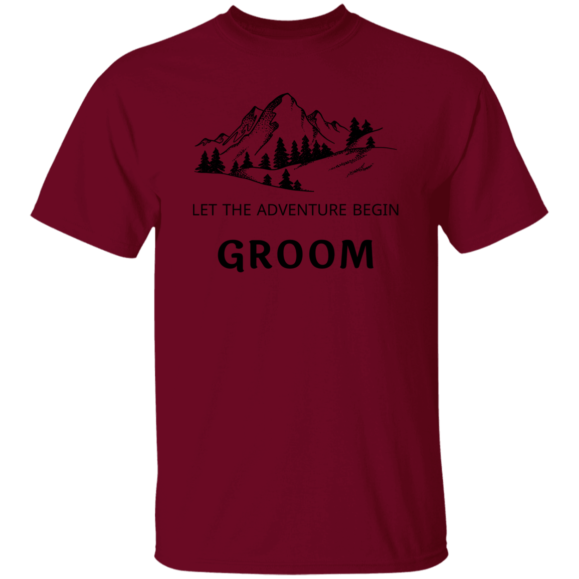 Let The Adventure Begin ~Groom T -Shirt, Wedding T-shirt, Wedding Attire, Gift for Him