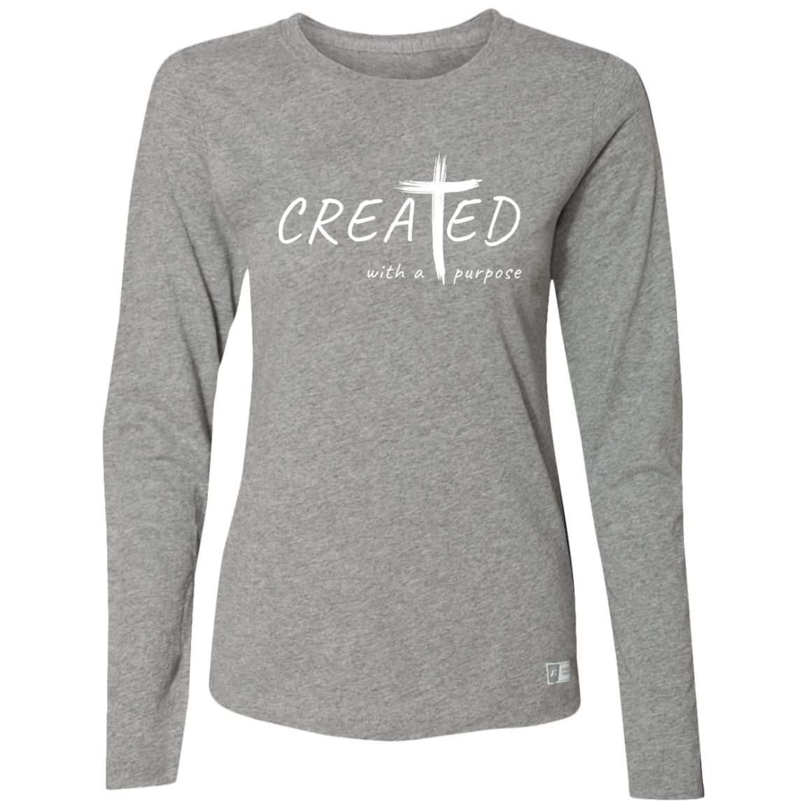 Created With A Purpose ~ Ladies’ Essential Dri-Power Long Sleeve Tee