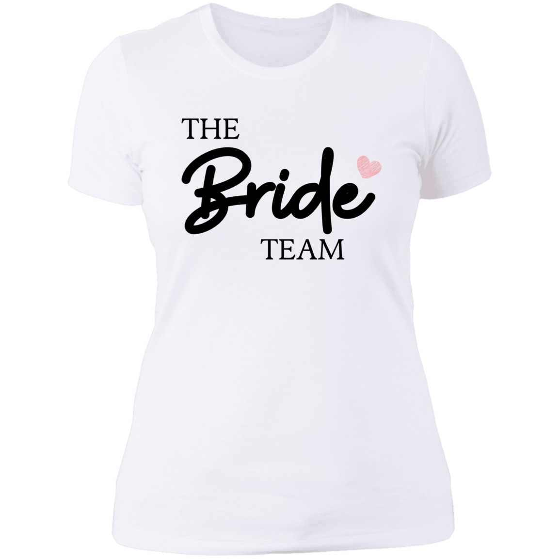 The Bride Team Ladies T-shirt, Wedding T-shirt, Wedding Attire, Gift for Her