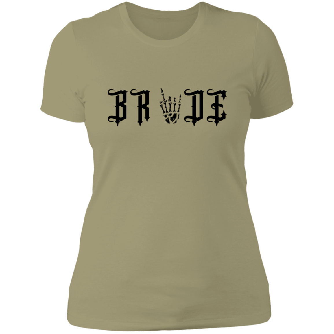Bride with skull Ladies T-shirt, Wedding , Wedding Attire, Gift for Her