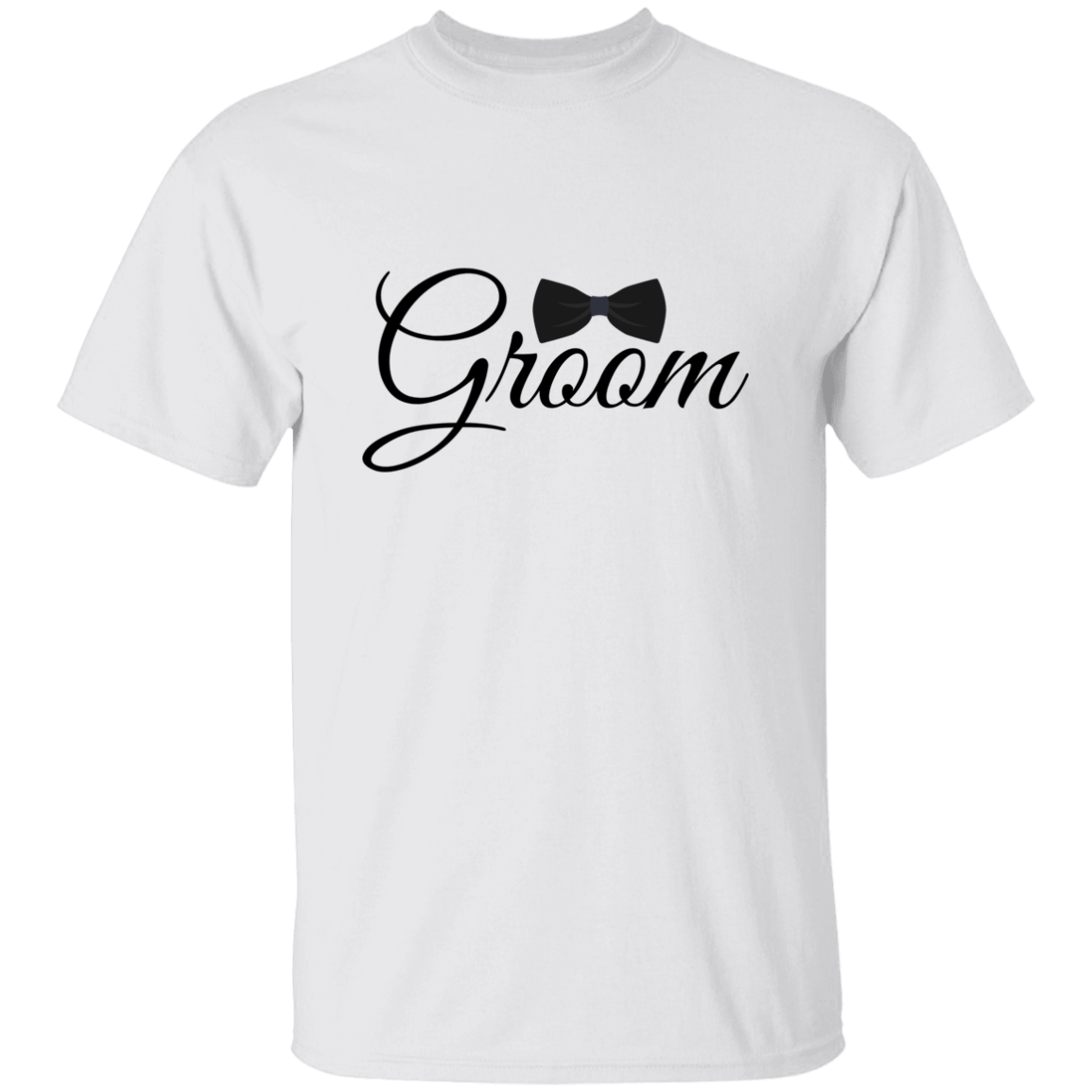 Groom ~ With Bow Tie / Wedding T-Shirt, Wedding Attire,