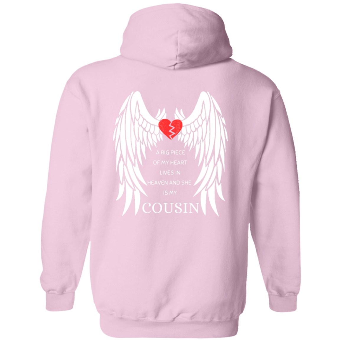 Cousin Guardian Angel Hoodie, Keepsake Cousin Gift