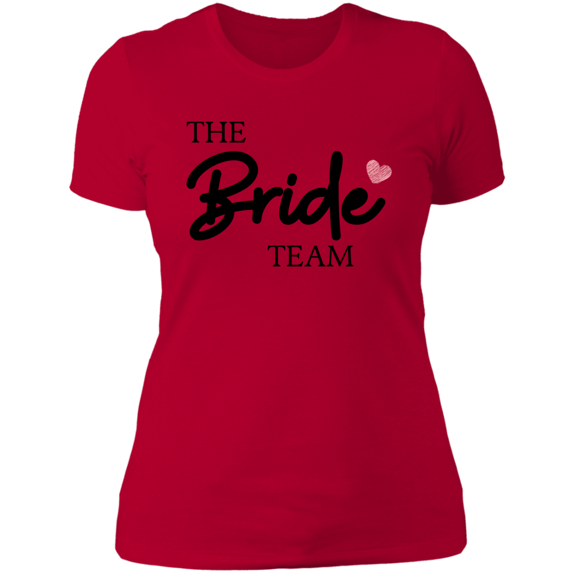 The Bride Team Ladies T-shirt, Wedding T-shirt, Wedding Attire, Gift for Her